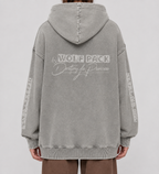 Snow Washed Loose Cotton Hoodie