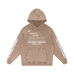Snow Washed Loose Cotton Hoodie