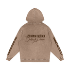 Snow Washed Loose Cotton Hoodie