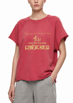 Unisex Vintage Wash Raw Edge T-Shirt