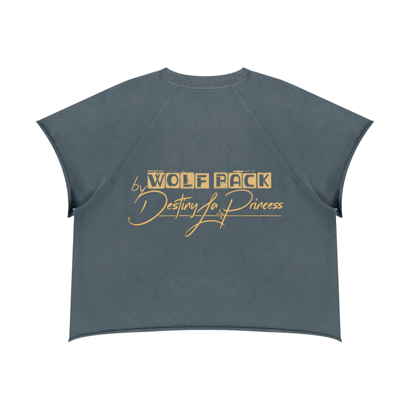 Unisex Vintage Wash Raw Edge T-Shirt