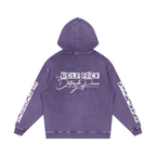Snow Washed Loose Cotton Hoodie