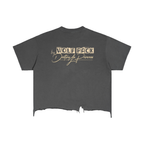 Vintage Wash Boxy Distressed Hem T-Shirt