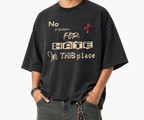 Snow Wash Raw-Hem Boxy T-shirt